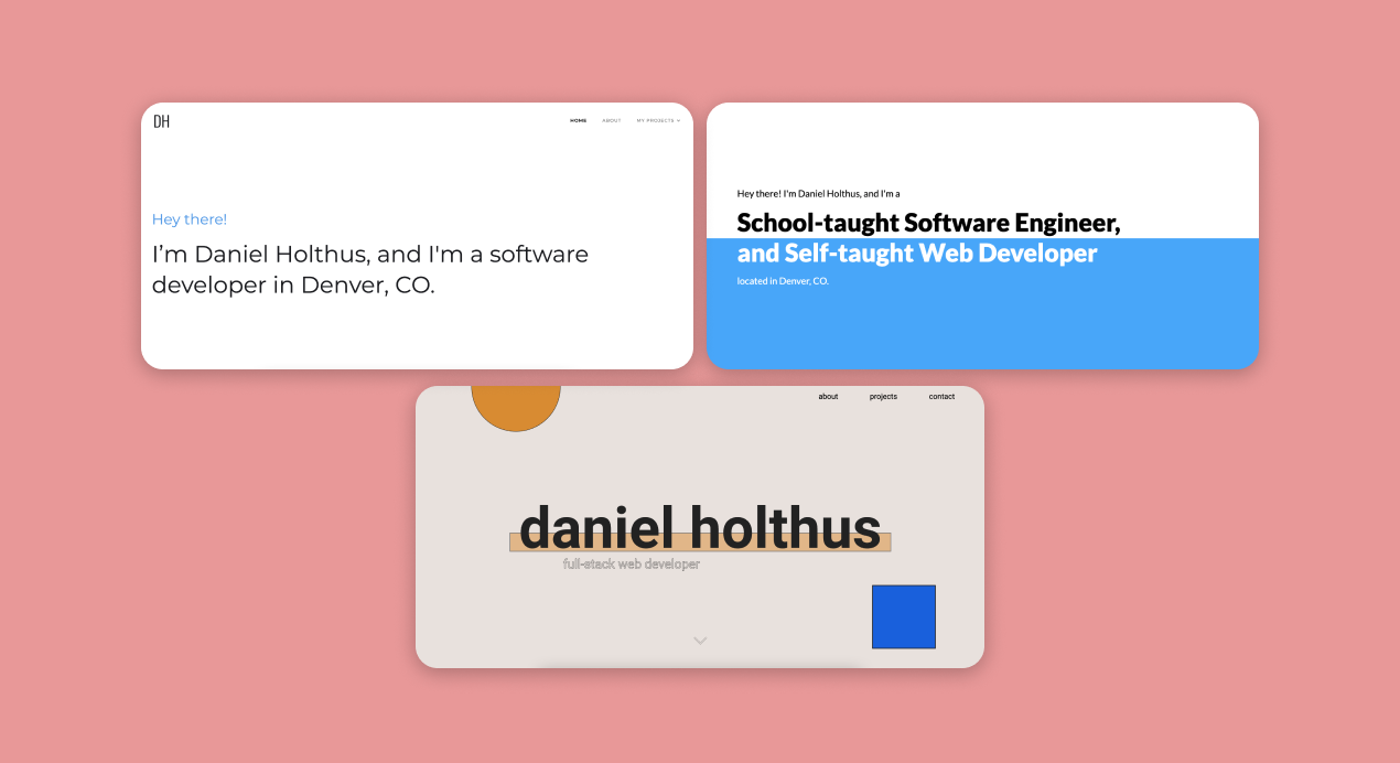 personal website project thumbnail